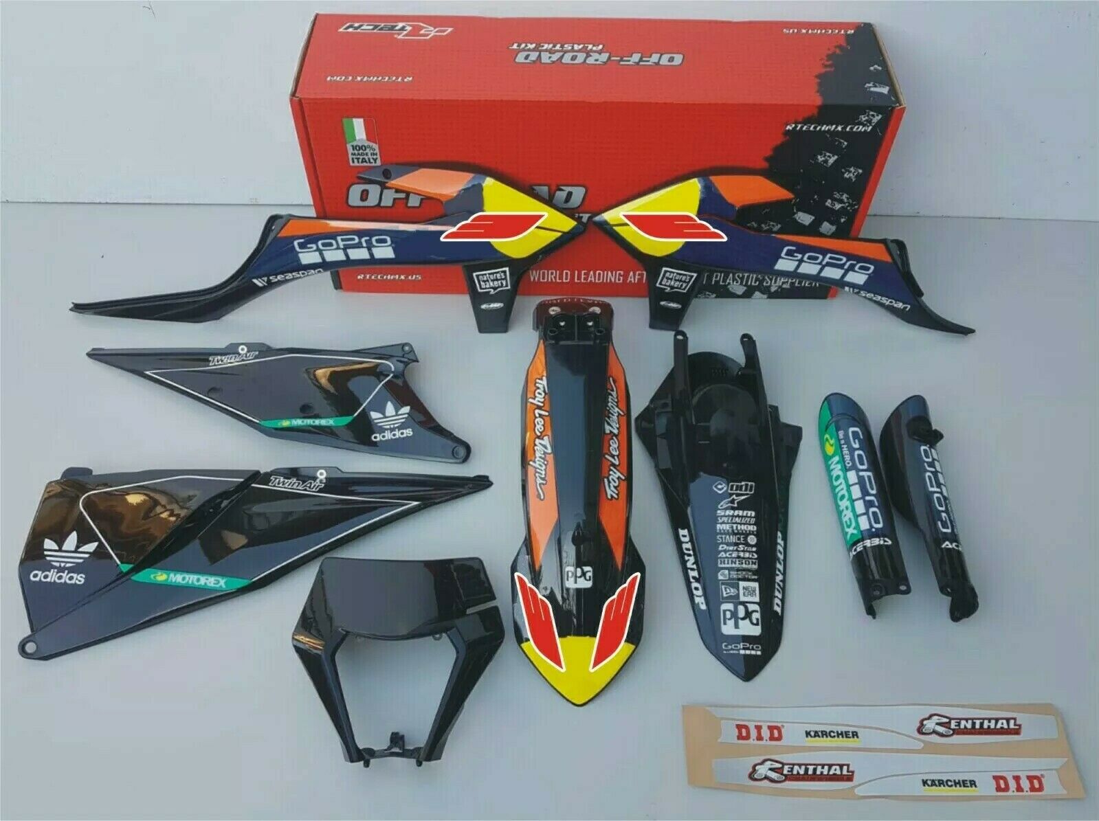 2020-2021-2022 KTM EXC PLASTICS AND 
